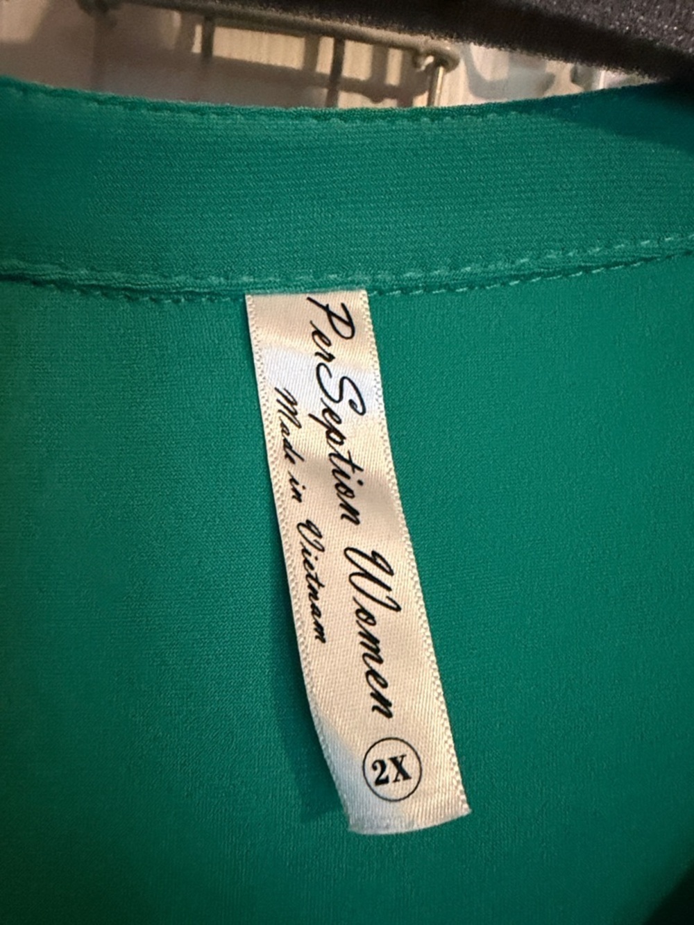 Perseption Green Henley Tunic with Pocket Detail - Picture 2 of 4